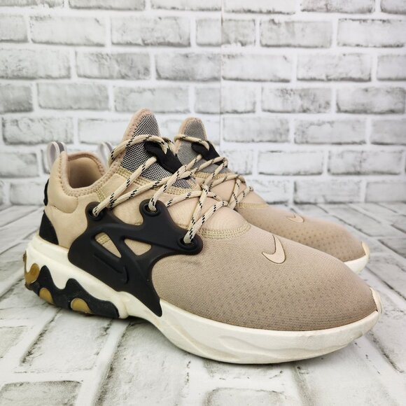 Nike React Presto Witness Protection Men's Size 11 Sand Cream Athletic Sneakers